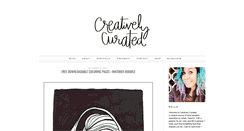 Desktop Screenshot of creativelycurated.com